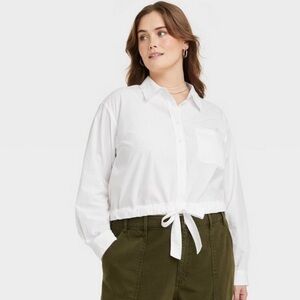 Universal Thread Women's Bow Button-Down